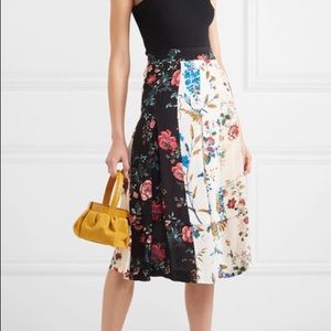 Maje floral midi skirt